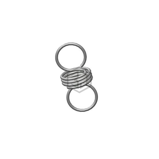 ZZ1-33CS - Century Spring Corp - Springs - Extension, Drawbar