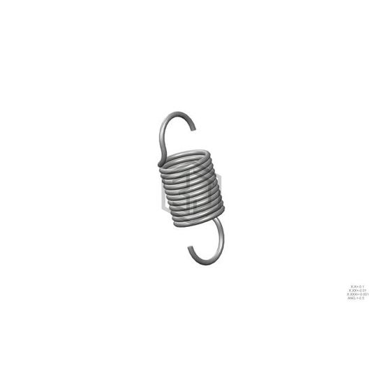 5617CS - Century Spring Corp - Springs - Extension, Drawbar