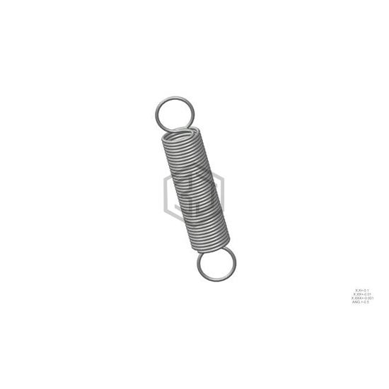 5946CS - Century Spring Corp - Springs - Extension, Drawbar
