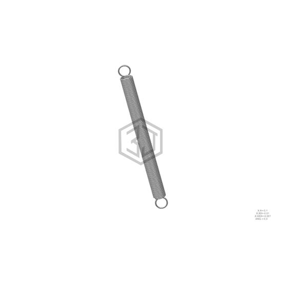5105CS - Century Spring Corp - Springs - Extension, Drawbar