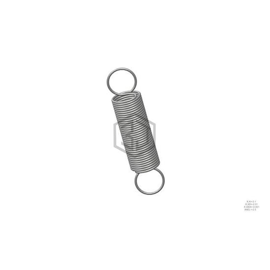 80966CS - Century Spring Corp - Springs - Extension, Drawbar