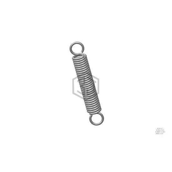 81048CS - Century Spring Corp - Springs - Extension, Drawbar