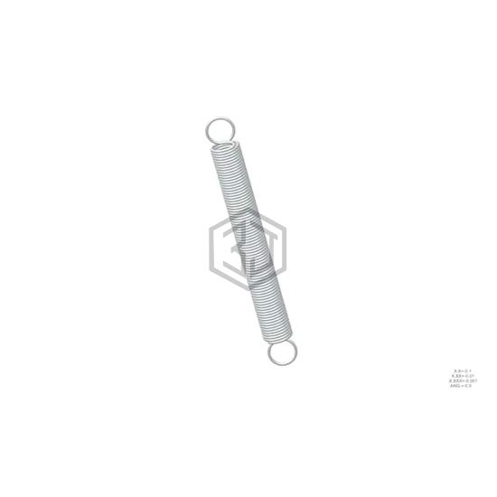 80987SCS - Century Spring Corp - Springs - Extension, Drawbar