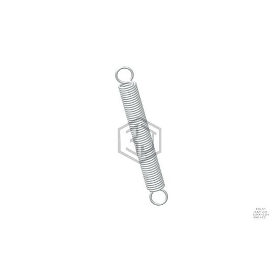 81025SCS - Century Spring Corp - Springs - Extension, Drawbar