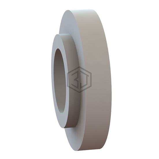 12SWS0836 - Essentra Components - Washers - Bushing, Shoulder
