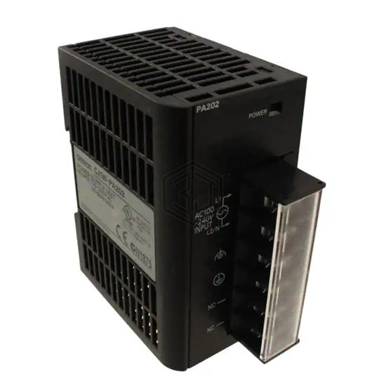 CJ1W-PA202 - Omron Automation and Safety - Controllers - PLC Modules