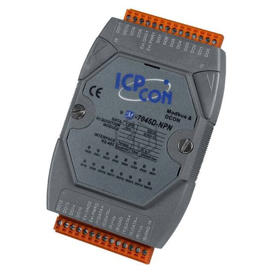 M-7045D-NPN - ICP DAS USA INC - Controllers - PLC Modules