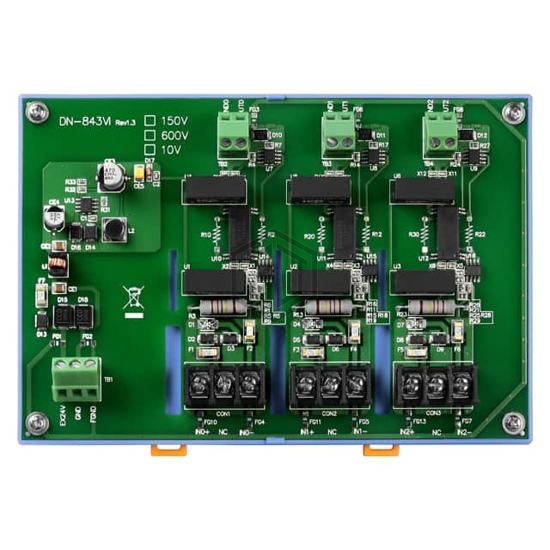 DN-843VI-600V - ICP DAS USA INC - Monitor - Current/Voltage Transducer