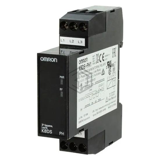 K8DS-PH1 200/480VAC - Omron Automation and Safety - Monitor - Relay Output