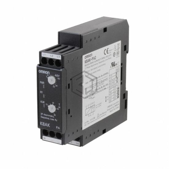 K8AK-PA2 380/480VAC - Omron Automation and Safety - Monitor - Relay Output