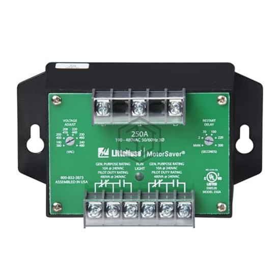 250-100-MET - Littelfuse Inc. - Monitor - Relay Output