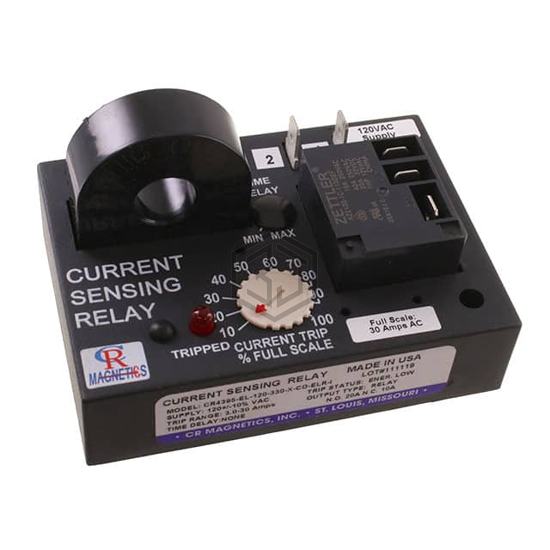 CR4395-EL-120-330-X-CD-ELR-I - CR Magnetics Inc. - Monitor - Relay Output