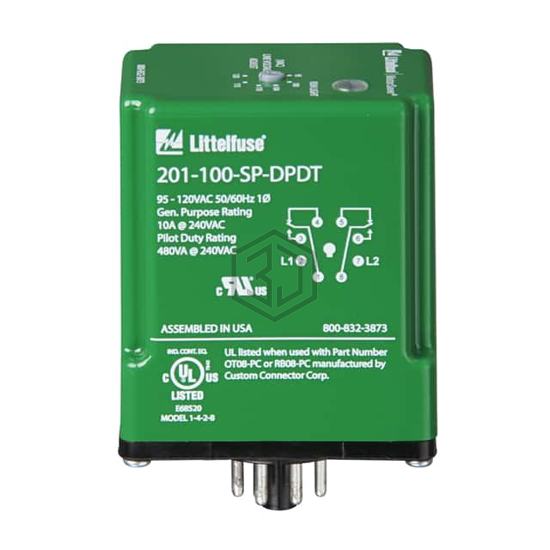 201-100-DPDT - Littelfuse Inc. - Monitor - Relay Output