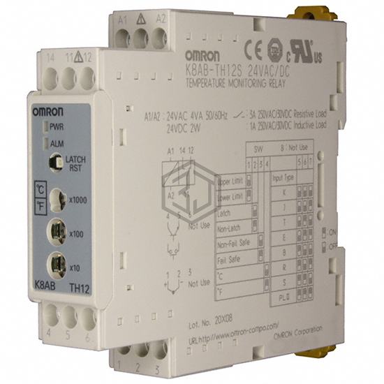 K8AB-TH12S AC/DC24 - Omron Automation and Safety - Monitor - Relay Output