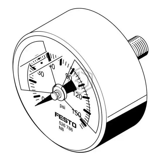 MA-50-145-R1/4-PSI-E-RG - Festo Corporation - Pneumatics, Hydraulics - Accessories