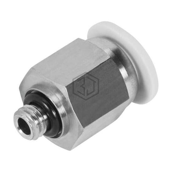 QBM-10-32-UNF-1/8-U - Festo Corporation - Pneumatics, Hydraulics - Fittings, Couplings, and Distributors