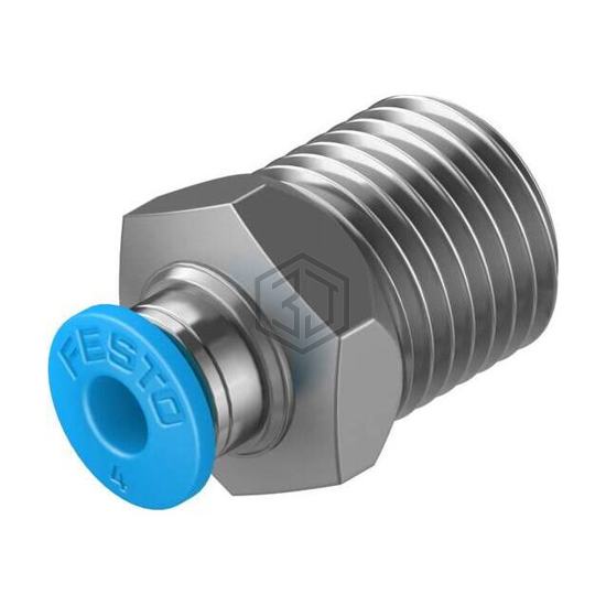 QS-1/4-4 - Festo Corporation - Pneumatics, Hydraulics - Fittings, Couplings, and Distributors
