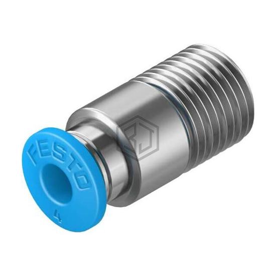 QS-1/8-4-I - Festo Corporation - Pneumatics, Hydraulics - Fittings, Couplings, and Distributors