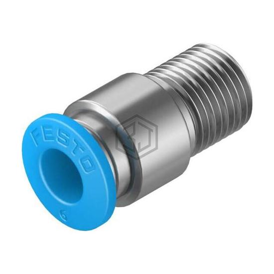 QS-1/8-6-I - Festo Corporation - Pneumatics, Hydraulics - Fittings, Couplings, and Distributors