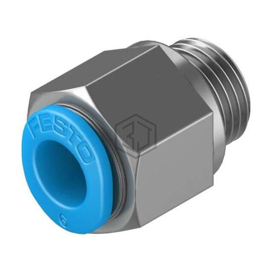 QSM-G1/8-6 - Festo Corporation - Pneumatics, Hydraulics - Fittings, Couplings, and Distributors
