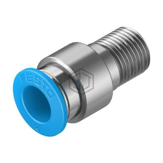 QS-1/8-8-I - Festo Corporation - Pneumatics, Hydraulics - Fittings, Couplings, and Distributors
