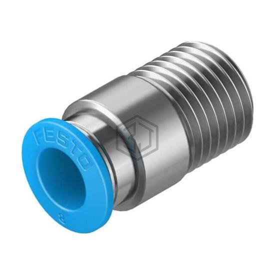 QS-1/4-8-I - Festo Corporation - Pneumatics, Hydraulics - Fittings, Couplings, and Distributors