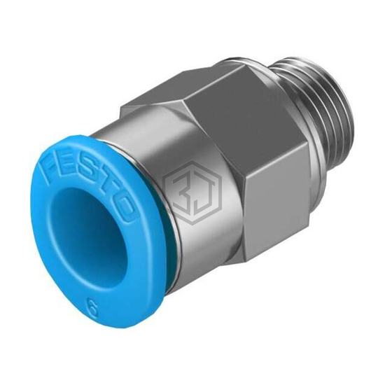 QSM-M6-6 - Festo Corporation - Pneumatics, Hydraulics - Fittings, Couplings, and Distributors