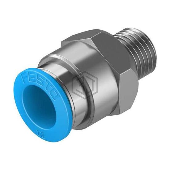 QS-1/4-12 - Festo Corporation - Pneumatics, Hydraulics - Fittings, Couplings, and Distributors