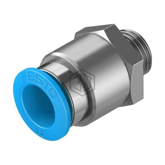 QS-G1/4-12 - Festo Corporation - Pneumatics, Hydraulics - Fittings, Couplings, and Distributors