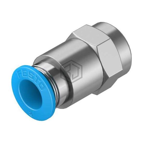 QSF-1/8-8-B - Festo Corporation - Pneumatics, Hydraulics - Fittings, Couplings, and Distributors