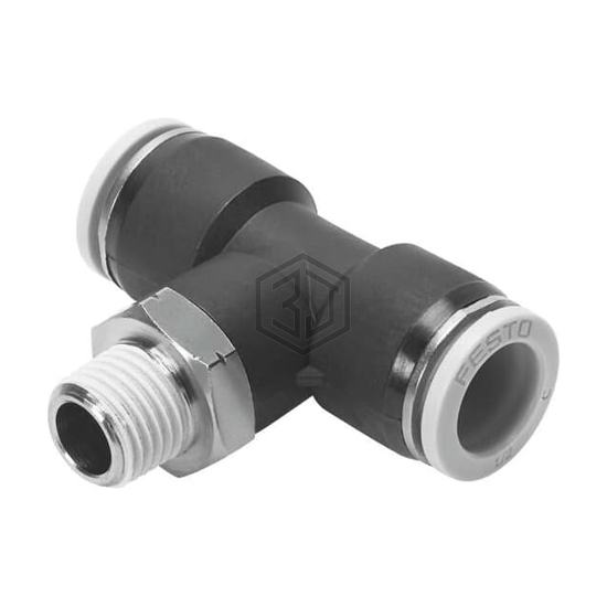 QBT-1/4-1/4-U - Festo Corporation - Pneumatics, Hydraulics - Fittings, Couplings, and Distributors