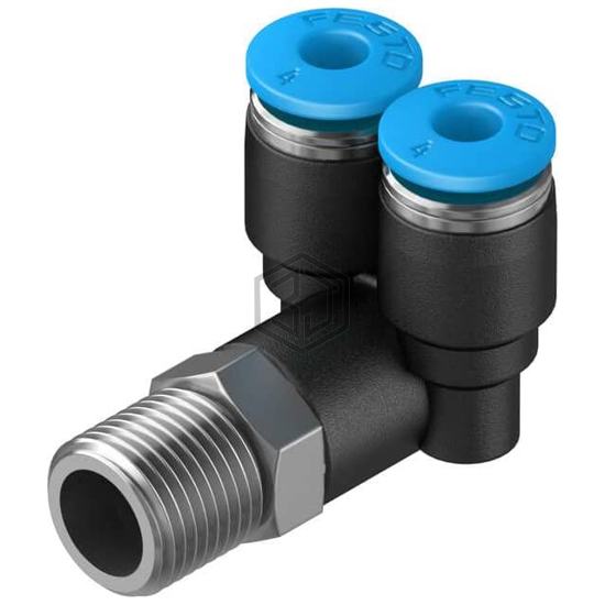 QSYL-1/8-4 - Festo Corporation - Pneumatics, Hydraulics - Fittings, Couplings, and Distributors