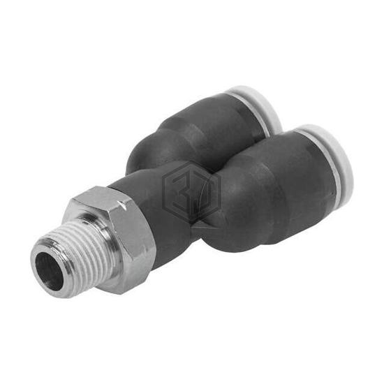 QBY-3/8-1/2-U - Festo Corporation - Pneumatics, Hydraulics - Fittings, Couplings, and Distributors