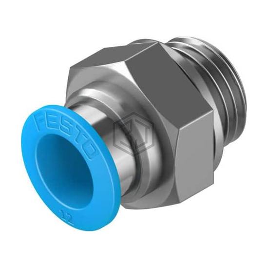 QS-G1/2-12 - Festo Corporation - Pneumatics, Hydraulics - Fittings, Couplings, and Distributors