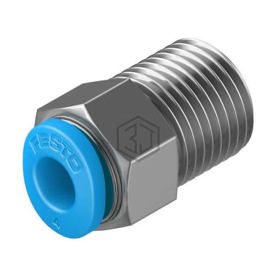 QSM-1/8-4 - Festo Corporation - Pneumatics, Hydraulics - Fittings, Couplings, and Distributors