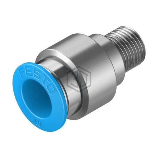 QS-1/8-10-I - Festo Corporation - Pneumatics, Hydraulics - Fittings, Couplings, and Distributors
