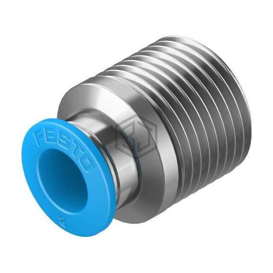 QS-3/8-8-I - Festo Corporation - Pneumatics, Hydraulics - Fittings, Couplings, and Distributors