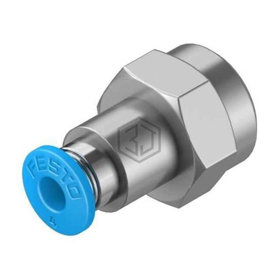QSF-1/8-4-B - Festo Corporation - Pneumatics, Hydraulics - Fittings, Couplings, and Distributors