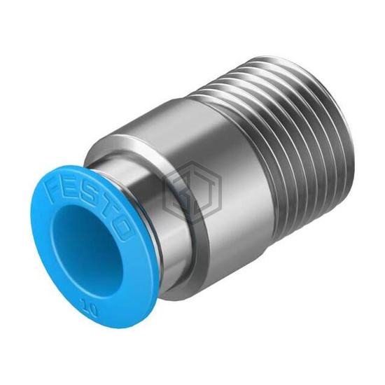QS-3/8-10-I - Festo Corporation - Pneumatics, Hydraulics - Fittings, Couplings, and Distributors