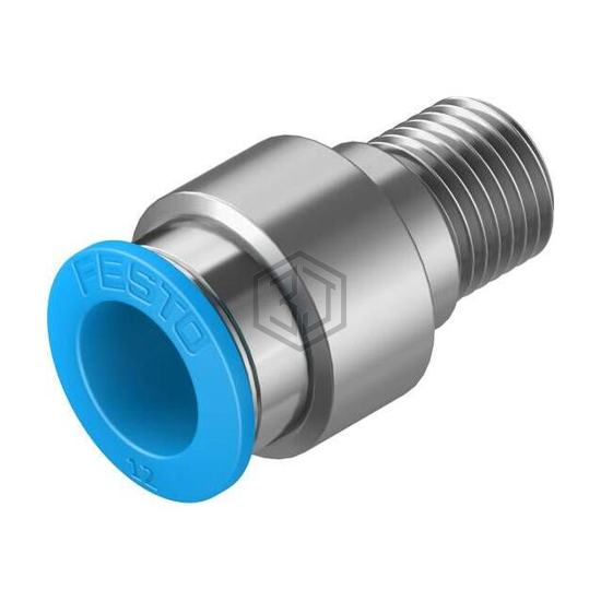 QS-1/4-12-I - Festo Corporation - Pneumatics, Hydraulics - Fittings, Couplings, and Distributors