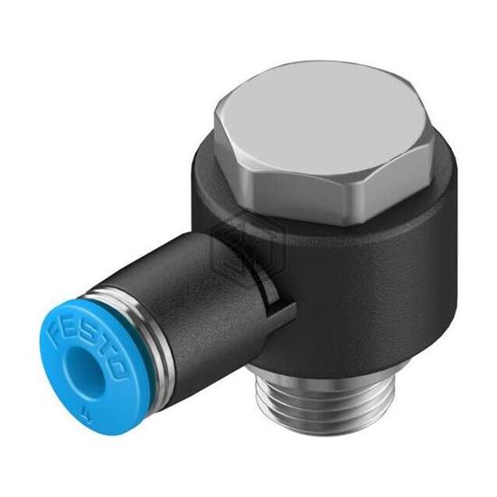 QSLV-G1/8-4 - Festo Corporation - Pneumatics, Hydraulics - Fittings, Couplings, and Distributors
