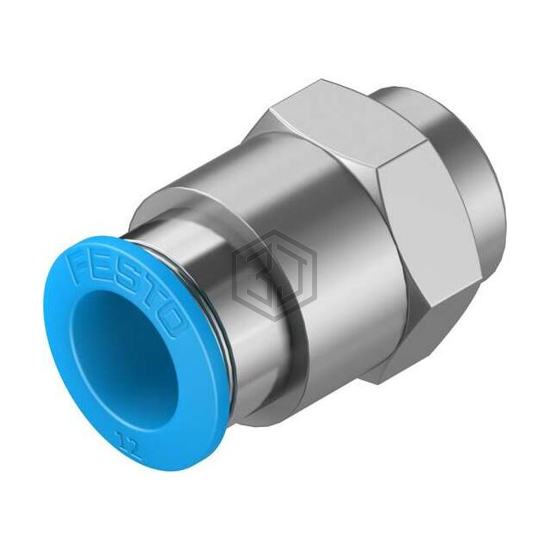 QSF-1/4-12-B - Festo Corporation - Pneumatics, Hydraulics - Fittings, Couplings, and Distributors