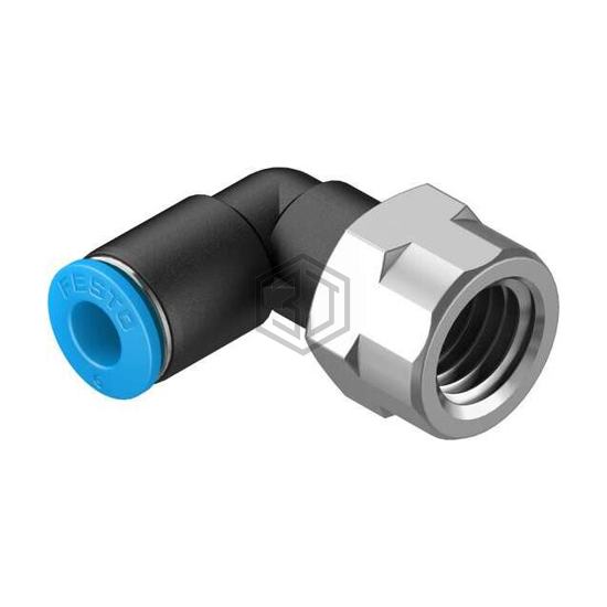 QSLF-1/4-6-B - Festo Corporation - Pneumatics, Hydraulics - Fittings, Couplings, and Distributors
