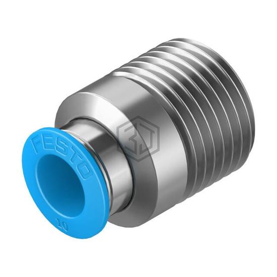 QS-1/2-10-I - Festo Corporation - Pneumatics, Hydraulics - Fittings, Couplings, and Distributors
