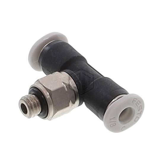 QBMT-10-32-UNF-1/8-U - Festo Corporation - Pneumatics, Hydraulics - Fittings, Couplings, and Distributors