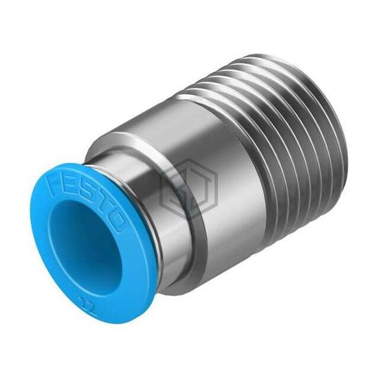 QS-1/2-12-I - Festo Corporation - Pneumatics, Hydraulics - Fittings, Couplings, and Distributors