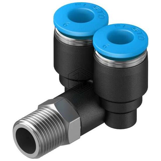 QSYL-1/8-6 - Festo Corporation - Pneumatics, Hydraulics - Fittings, Couplings, and Distributors