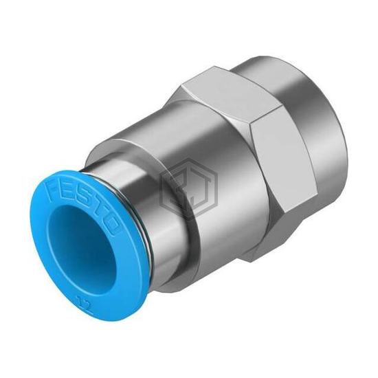 QSF-3/8-12-B - Festo Corporation - Pneumatics, Hydraulics - Fittings, Couplings, and Distributors