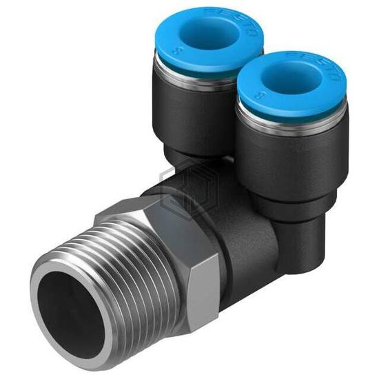 QSYL-3/8-8 - Festo Corporation - Pneumatics, Hydraulics - Fittings, Couplings, and Distributors