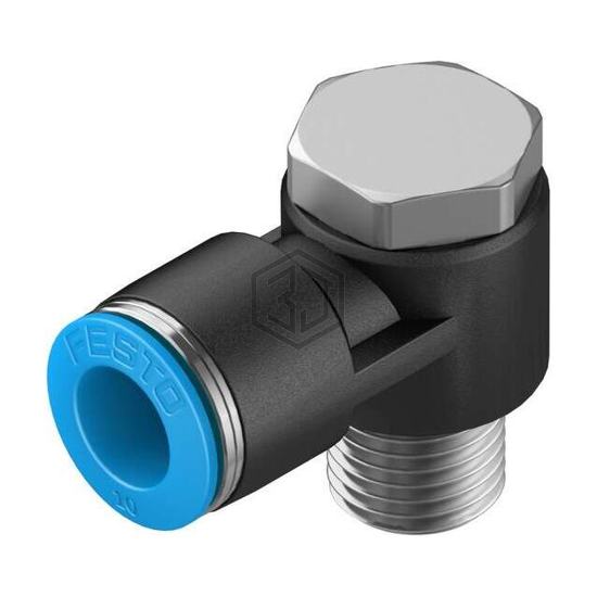 QSLV-1/4-10 - Festo Corporation - Pneumatics, Hydraulics - Fittings, Couplings, and Distributors